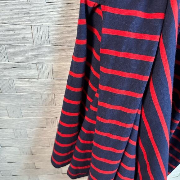 Lane Bryant tank top midi dress knit striped nautical razorback costal plus size - Picture 7 of 15